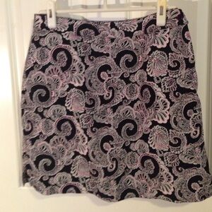 Glowered golf skirt